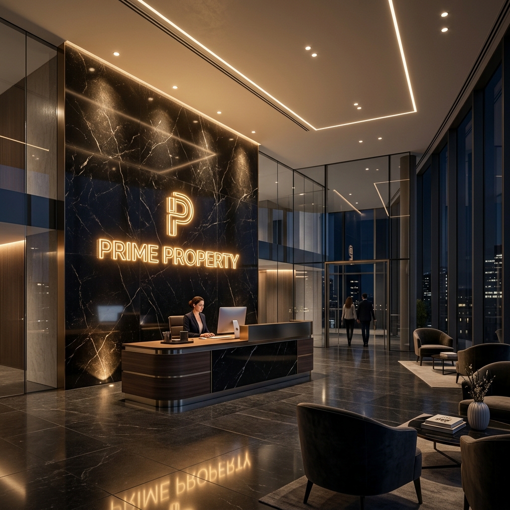 Prime Property Corporate Office Lobby Reception